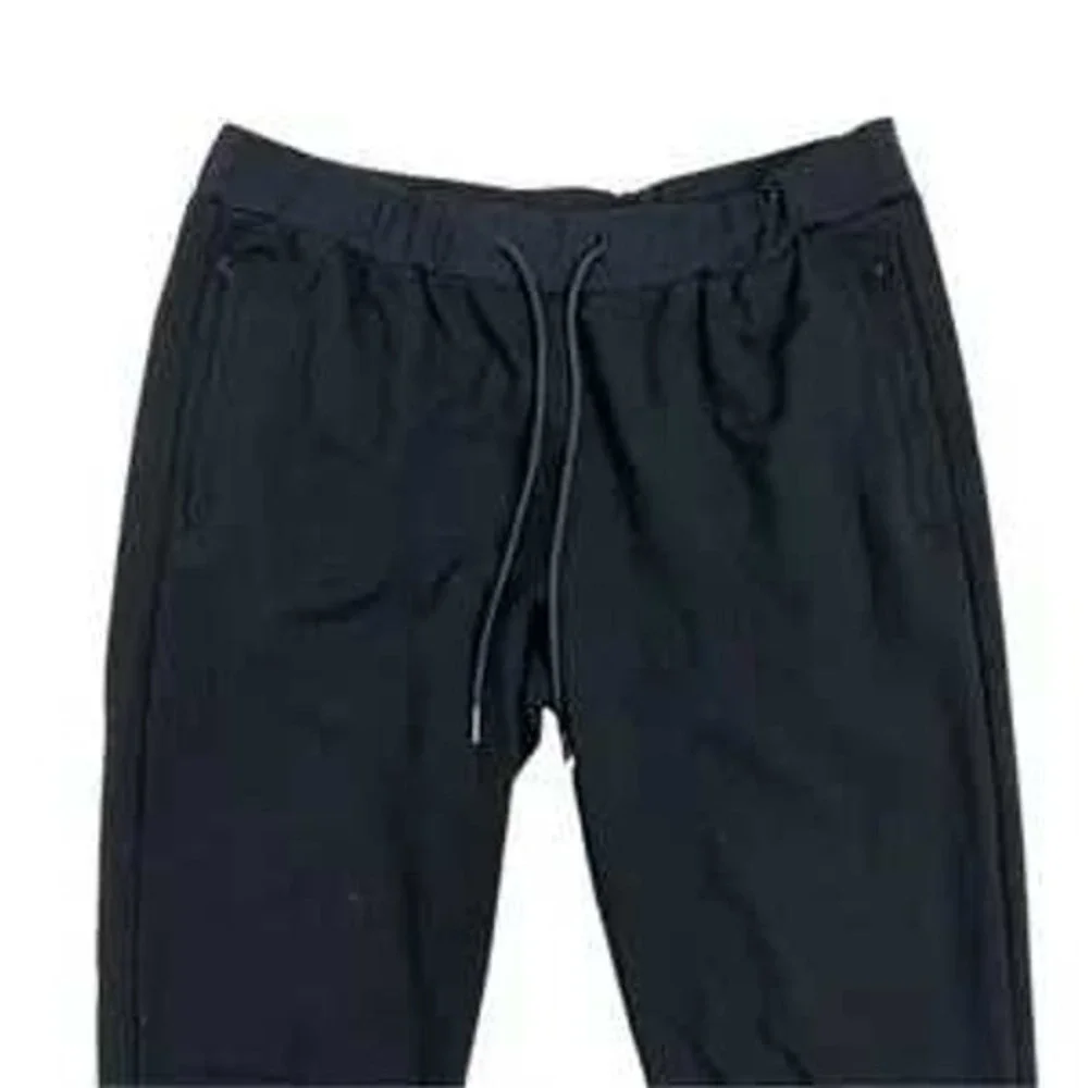 NWT $225 Theory Demir Pants Black Jogger Sweatpants Stretch Tech‎ Knit Men's XXL
